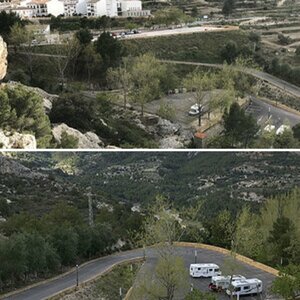 Aparcamiento Castell de Guadalest