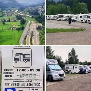 Area Sosta Camper Parking Alpe Cermis a Cavalese