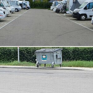 Reisemobil-Stellplatz bei der Waldsee-Therme