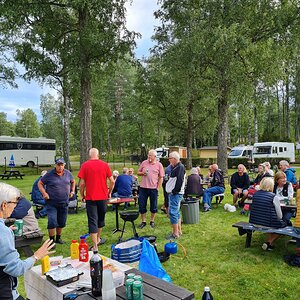 Samling inför träffen