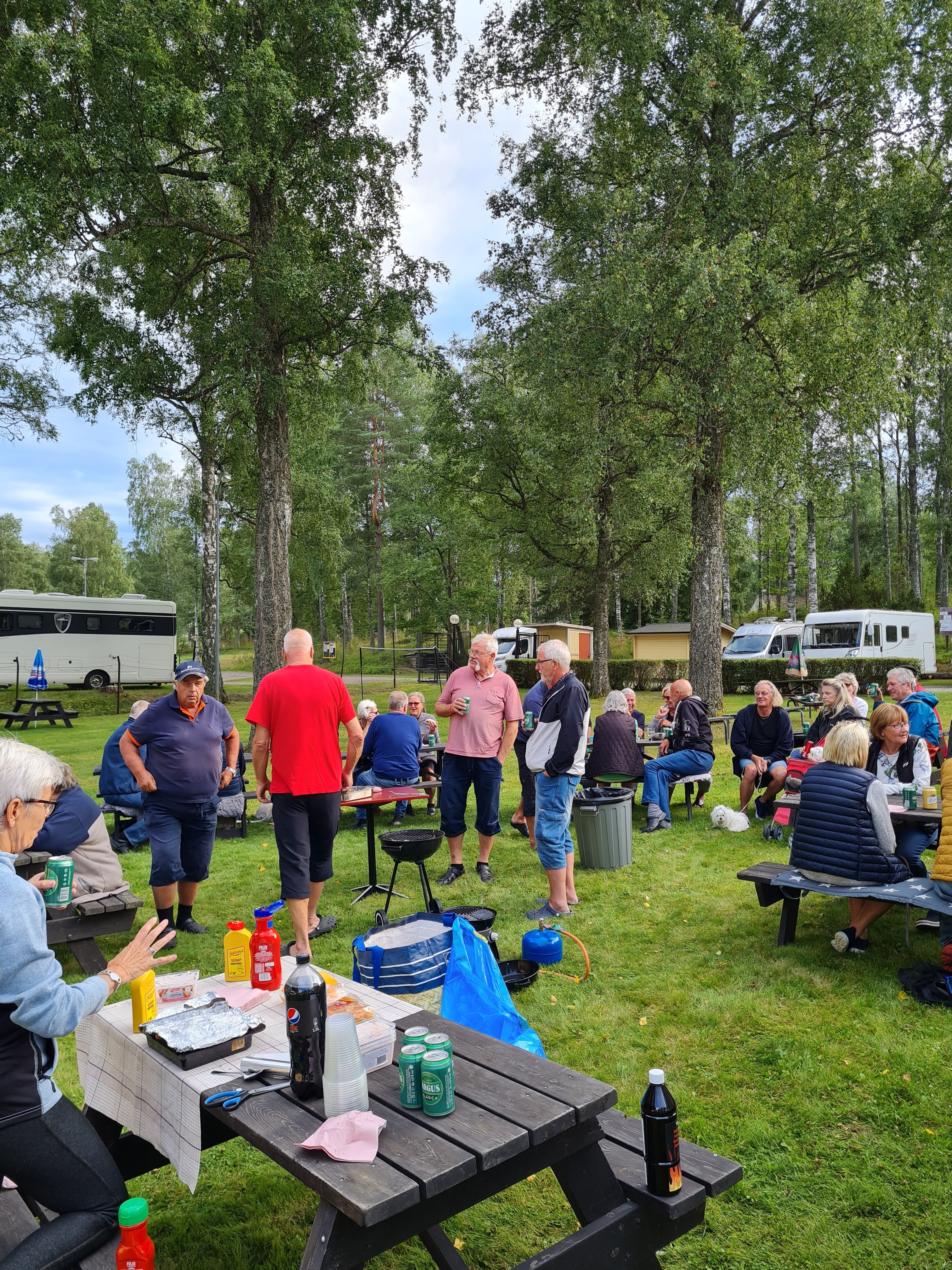 Samling inför träffen